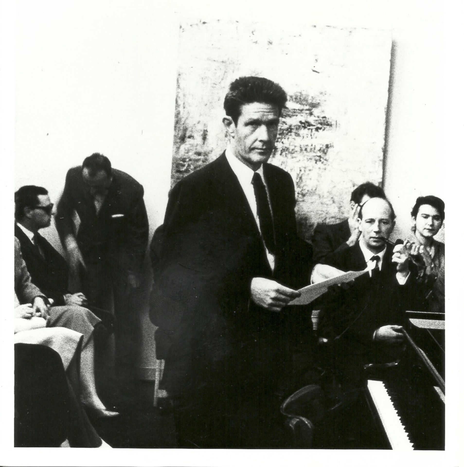 SETTE FOTOGRAFIE DI JOHN CAGE con etichetta della John Cage Trust Misure cm. 25 x 20 Quattro - Image 4 of 4