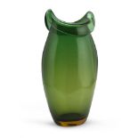 FLAVIO POLI (Chioggia 1900 - Venezia 1984) PER SEGUSO Vaso Murano, 1950 in vetro sommerso di