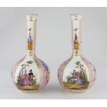 A PAIR OF PORCELAIN VASES – MEISSEN LATE 19TH CENTURY