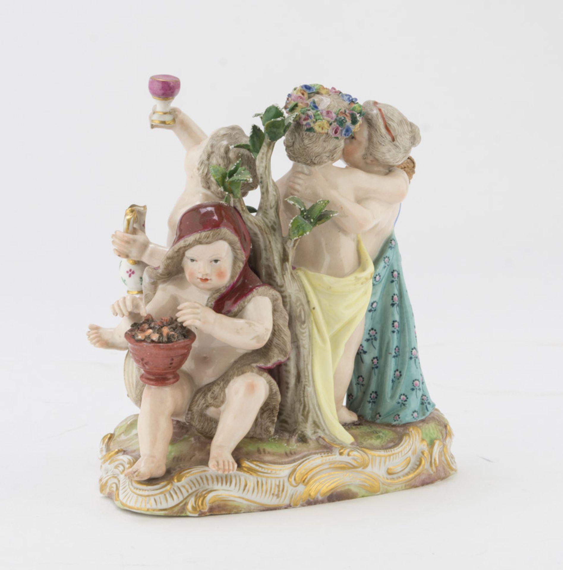 PORCELAIN GROUP – MEISSEN 19TH CENTURY - Image 2 of 2