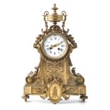 NICE TABLE CLOCK IN ORMOLU – FRANCE EARLY 19TH CENTURY