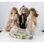 FOUR DOLLS – 20TH CENTURY