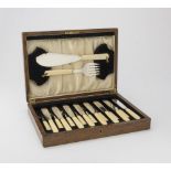 CUTLERY SET IN SHEFFIELD – PUNCH SHEFFIELD 1850/1895