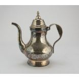 ARABIC TEAPOT IN SILVER-PLATED METAL – 20TH CENTURY