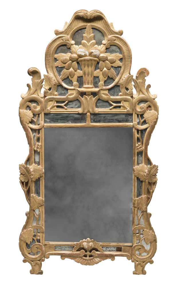 BEAUTIFUL GILTWOOD MIRROR – FRANCE 18TH CENTURY