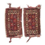 A PAIR OF SMALL BAGS WESTERN TURKESTAN – LATE 19TH CENTURY