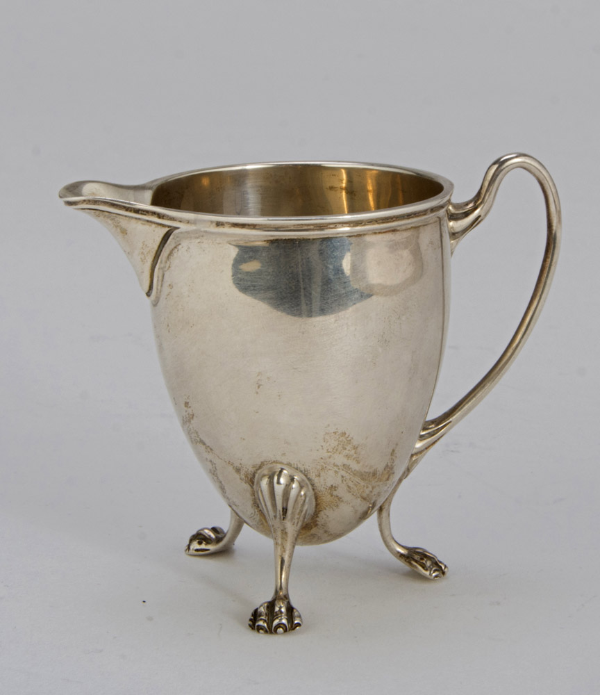 SMALL SILVER JUG – PUNCH LONDON EARLY 20TH CENTURY