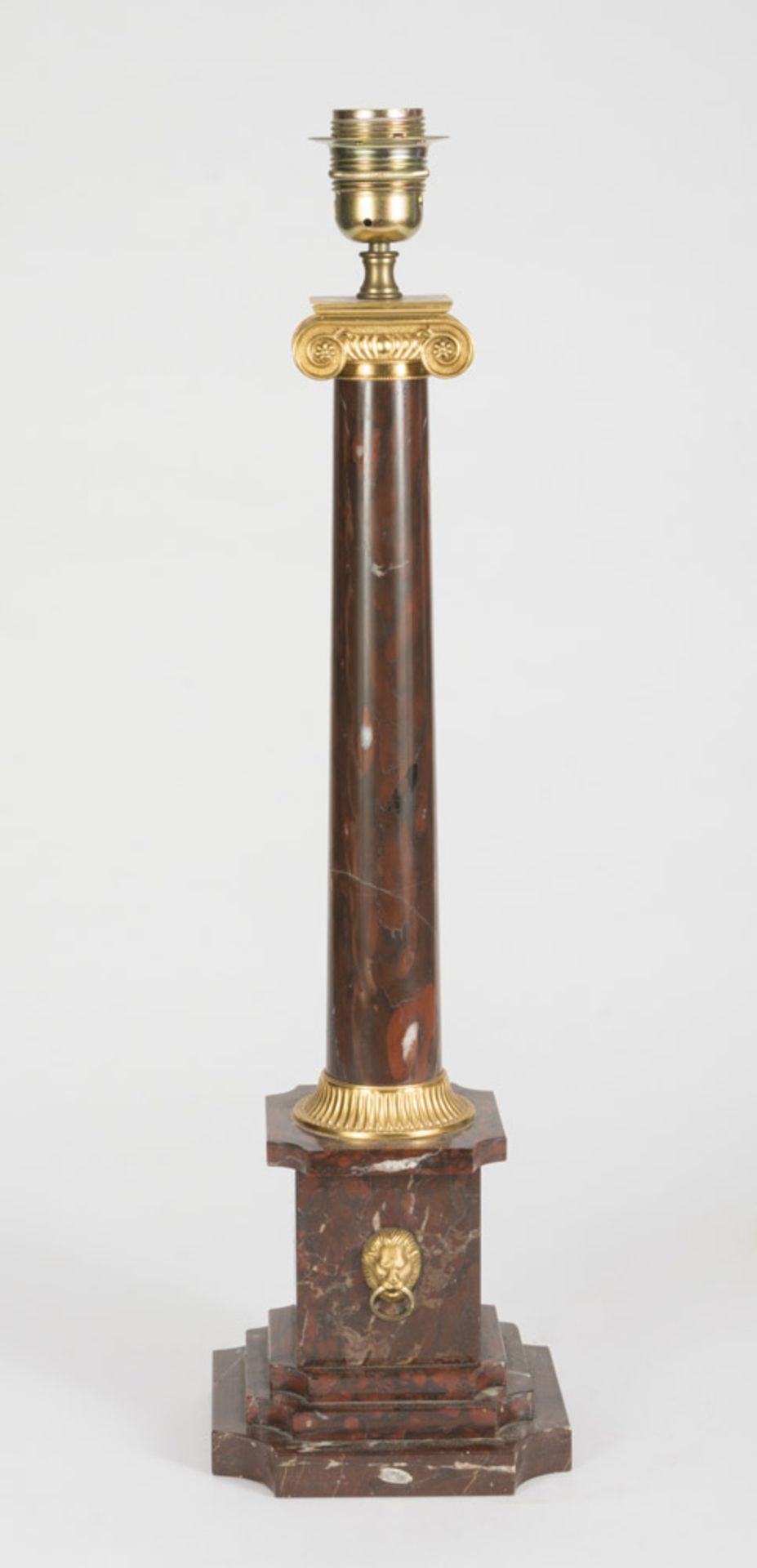 BEAUTIFUL CANDLESTICK IN MARBLE – 20TH CENTURY