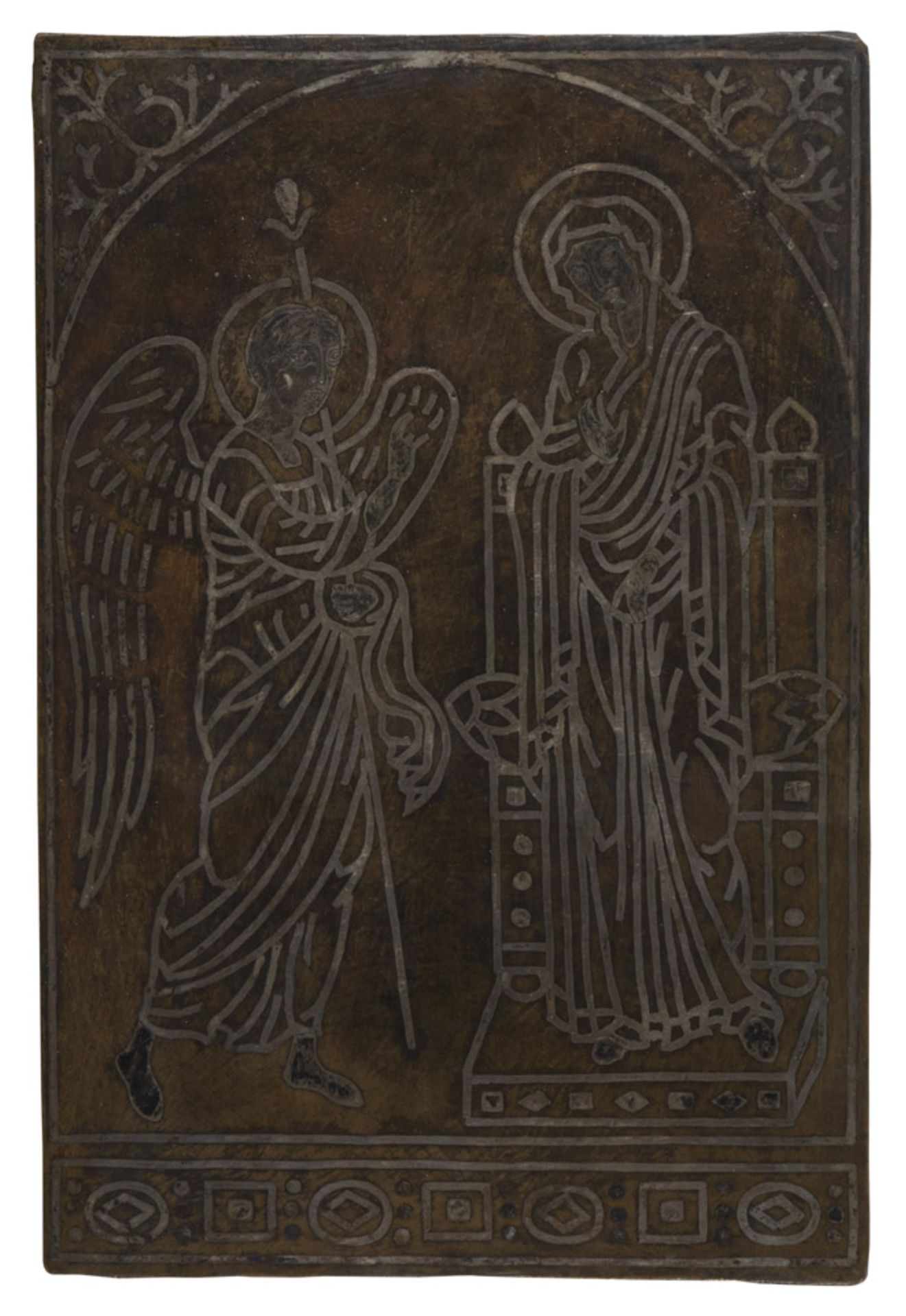 BRONZE PRINT MATRIX – COPT-ORTHODOX ART – LATE 18TH CENTURY