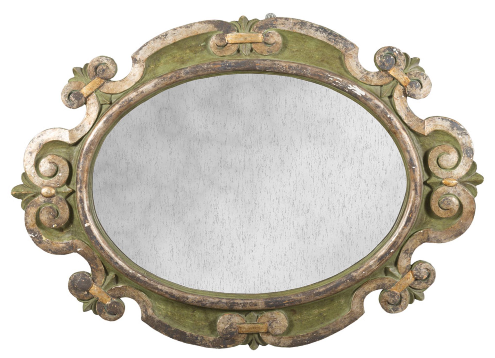 MIRROR IN LACQUERED WOOD – EARLY 20TH CENTURY