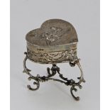 SMALL SILVER BOX – PUNCH LONDON – LATE 19TH CENTURY