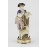 PORCELAIN FIGURE OF YOUNG SHEPHERD – MEISSEN LATE 19TH CENTURY