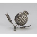 SCULPTURE OF POMEGRANATE IN SILVER – PUNCH BUCCELLATI 1970/1980