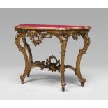 SMALL GILTWOOD CONSOLE – SOME ANTIQUE ELEMENTS