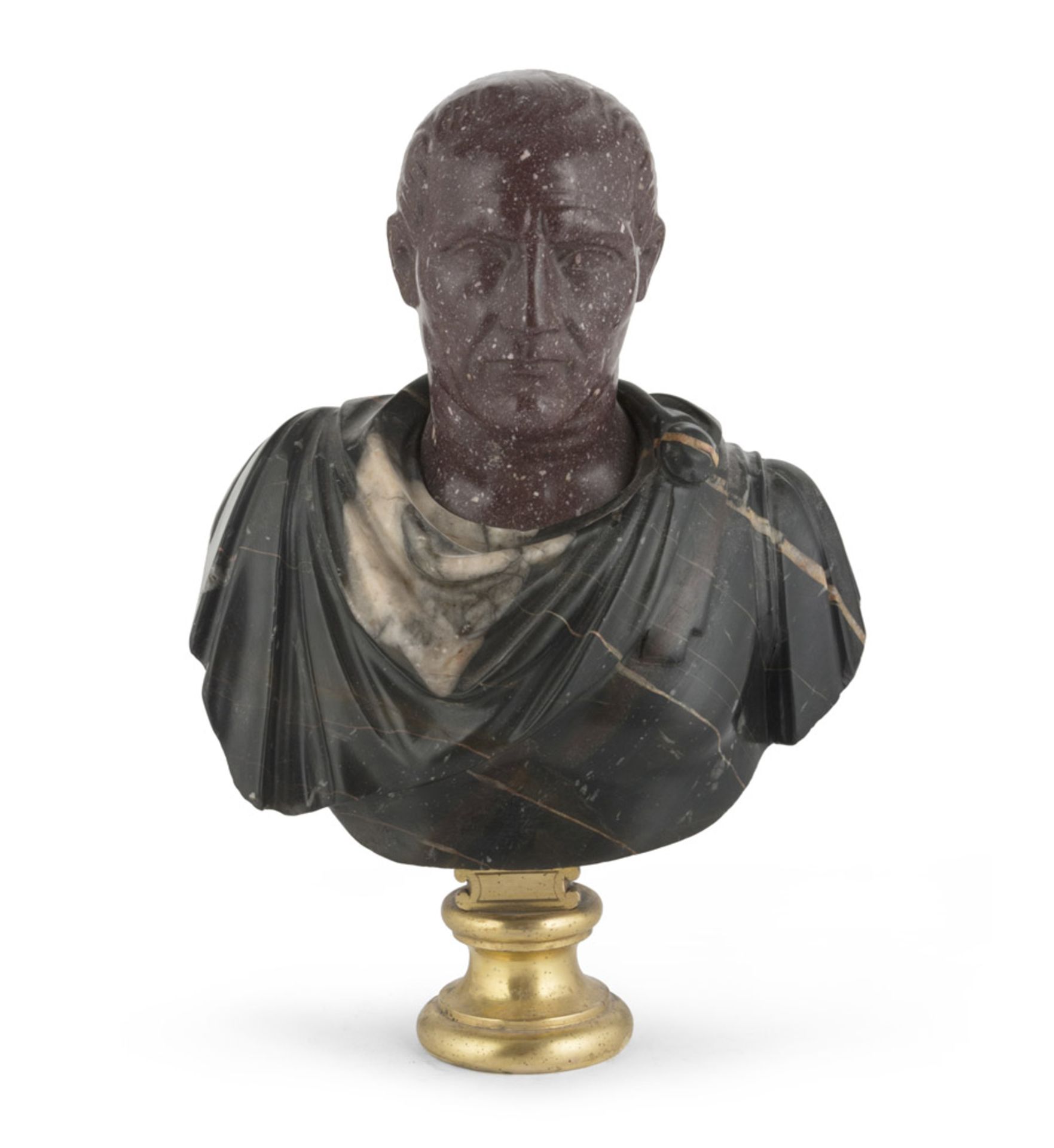 SMALL BUST OF ROMAN EMPEROR – 19TH CENTURY