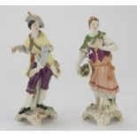 A PAIR OF PORCELAIN FIGURES – BERLIN LATE 19TH – EARLY 20TH CENTURY