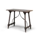 WALNUT TABLE – PROBABLY SICILY – 18TH CENTURY