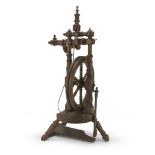 SPINNING WHEEL IN TURNED WOOD – LATE 18TH CENTURY