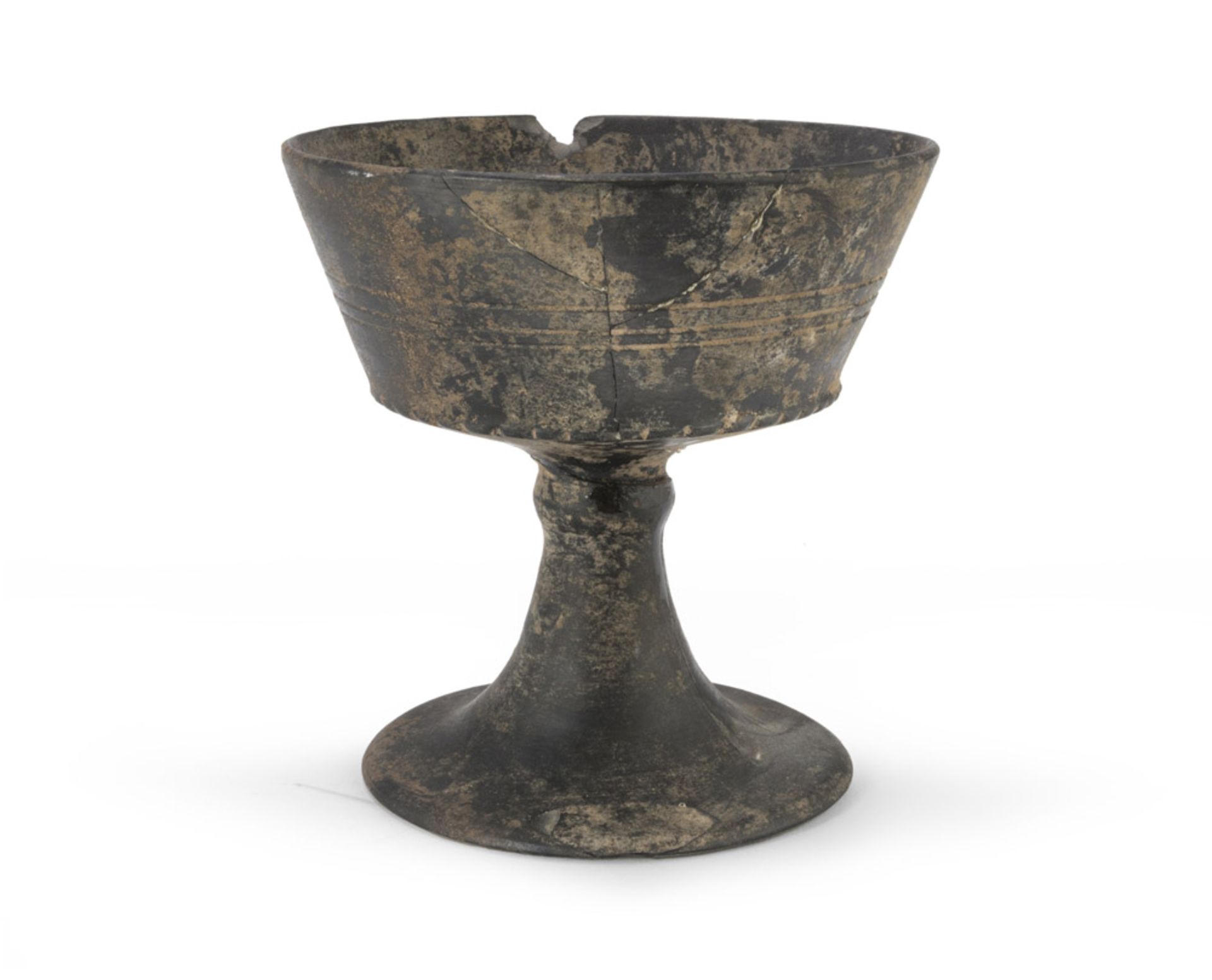 CHALICE ON FOOT – ETRURIA 7TH-6TH CENTURY B.C.