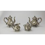 SILVER TEA AND COFFEE SERVICE – Punch VERCELLI 1944/1968