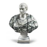 MARBLE BUST OF GIULIO CESARE – ROMAN MANUFACTURE 19TH CENTURY