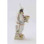 FIGURE OF PULCINELLA IN PORCELAIN – MEISSEN SECOLO