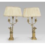 PAIR OF SMALL CANDELABRA IN ORMOLU – EARLY 19TH CENTURY