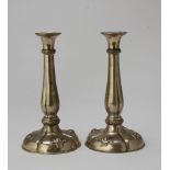 A PAIR OF CANDLESTICKS IN SILVER – AUSTRIA 1860/1920