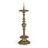 BRONZE CANDLESTICK – PROBABLY TUSCAN – LATE 18TH CENTURY