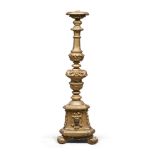 BIG GILTWOOD FLOOR CANDLESTICK – ROME 18TH CENTURY