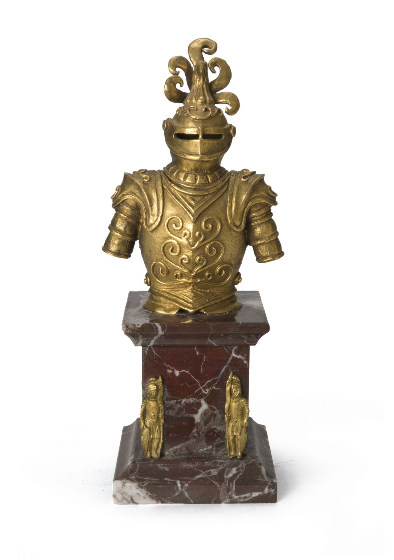 MODEL OF ARMOR IN SILVER, MORONI ROMA 20TH CENTURY