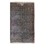 BEAUTIFUL KIRMAN CARPET, EARLY 20TH CENTURY with design of boteh in sequence, in the center field on