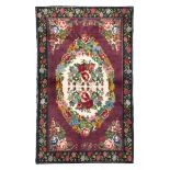 KARABAGH CARPET OF WESTERN INSPIRATION, MID-20TH CENTURY with floral medallion, in the field on