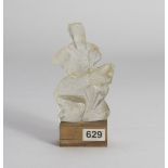20TH CENTURY SCULPTOR Mother and child Sculpture in rock crystal, h. cm. 18 Base in wood Restored