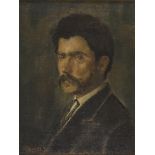ITALIAN PAINTER, 20TH CENTURY MAN'S PORTRAIT Oil on canvas, cm. 38 x 28 Signed 'V. Volpe 74', bottom