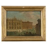 THOMAS MASELLI (Active in Rome 18th century) VIEW OF THE BASILICA OF SAN GIOVANNI IN LATERANO Oil on
