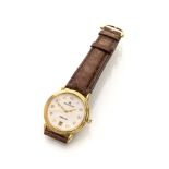 WRIST WATCH, BRAND MAURICE LACROIX case in yellow gold 18 kts., white enamel dial with Arabic