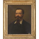 ITALIAN PAINTER, 19TH CENTURY PORTRAIT OF VITTORIO EMANUELE II Oil on canvas, cm. 61 x 48