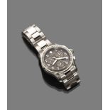 WRIST WATCH, BRAND VICTORINOX SWISS ARMY steel case, to grey enamel dial with Arabic numerals,