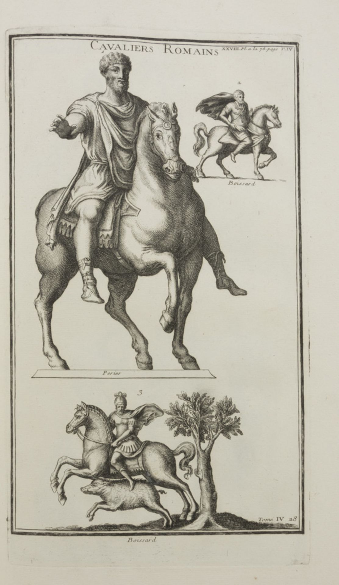 ROMAN ANTIQUITY Bernard de Mont Faucon, The Antiquité expliquée. Two volumes in folio with