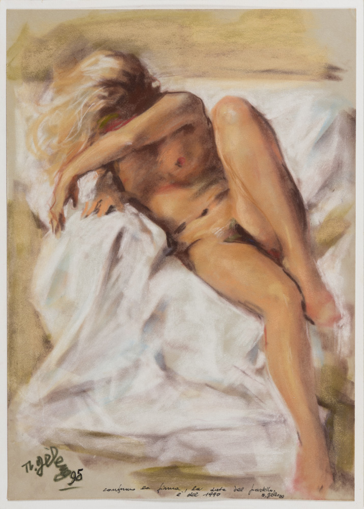 RINALDO GELENG (Rome 1920 - 2003) Female nude, 1990