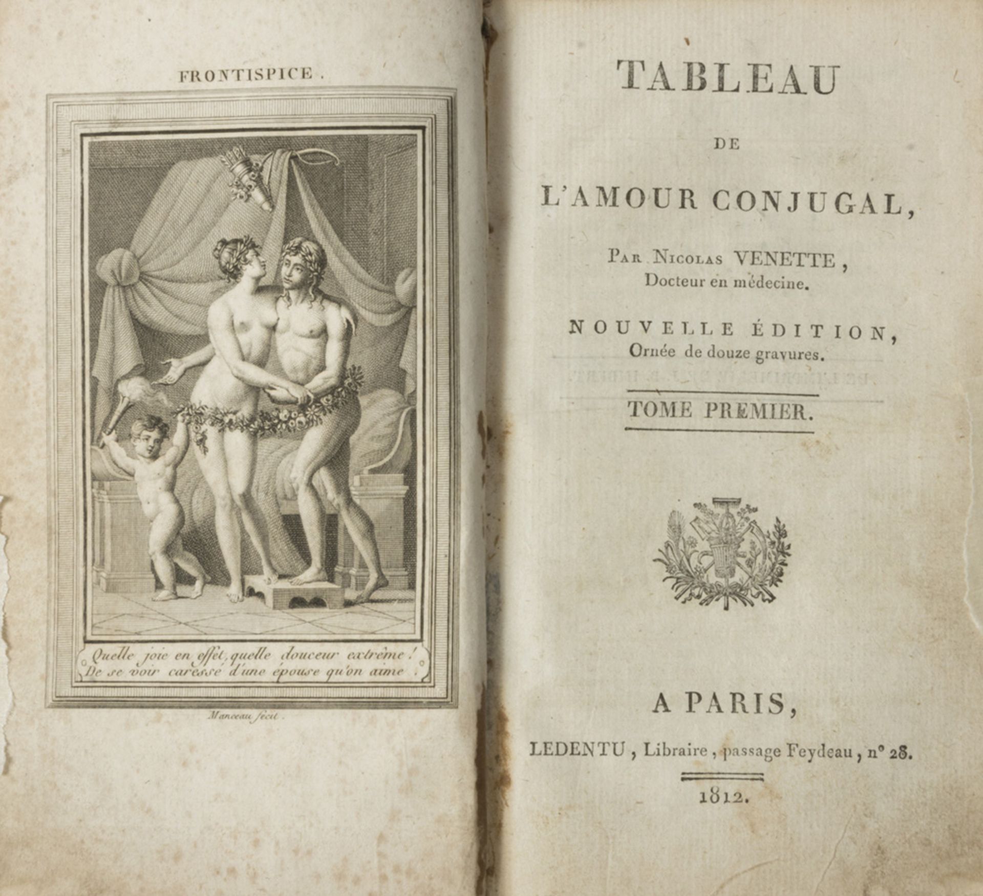 FRENCH NON-FICTION L'Amour Conjugal. - Image 2 of 2