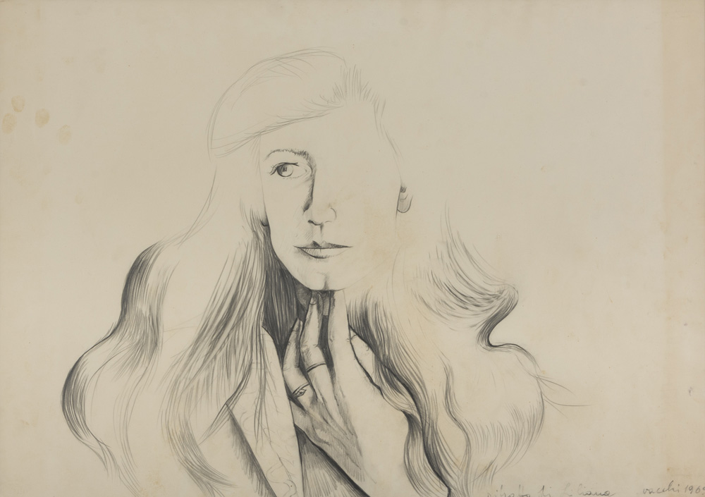 SERGIO VACCHI (Castenaso 1925 - Siena 2016) Portrait of Liliana, 1969