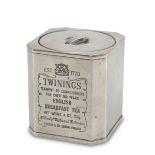 TEA BOX, TWINNINGS PUNCH FLORENCE, POST 1968 Title 800/1000. Measures cm. 9 x 9, weight gr. 276.