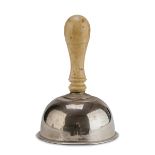 BELL IN SILVER AND BONE, UNITED KINGDOM, CHESTER 1907 to smooth body. Silversmiths 'Cornelius