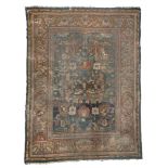 RARE ANATOLIAN CARPET SPARTA, EARLY 20TH CENTURY with design of palmette, flowered shoots and Herati