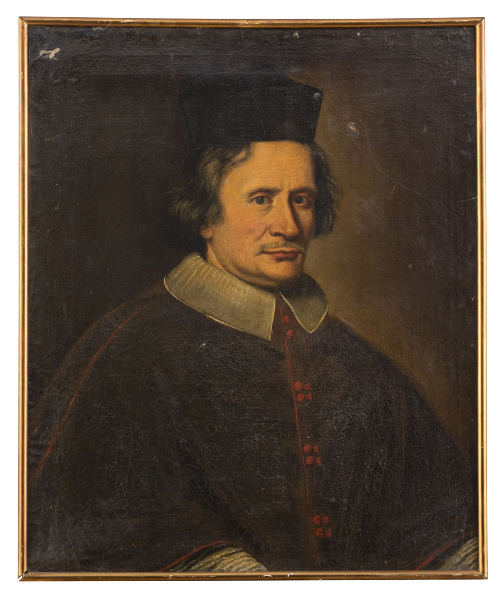 PAINTER OF MANTOVA, 17TH CENTURY PORTRAIT OF THE BISHOP GIOVANNI LUCIDO CATTANEO Oil on canvas,