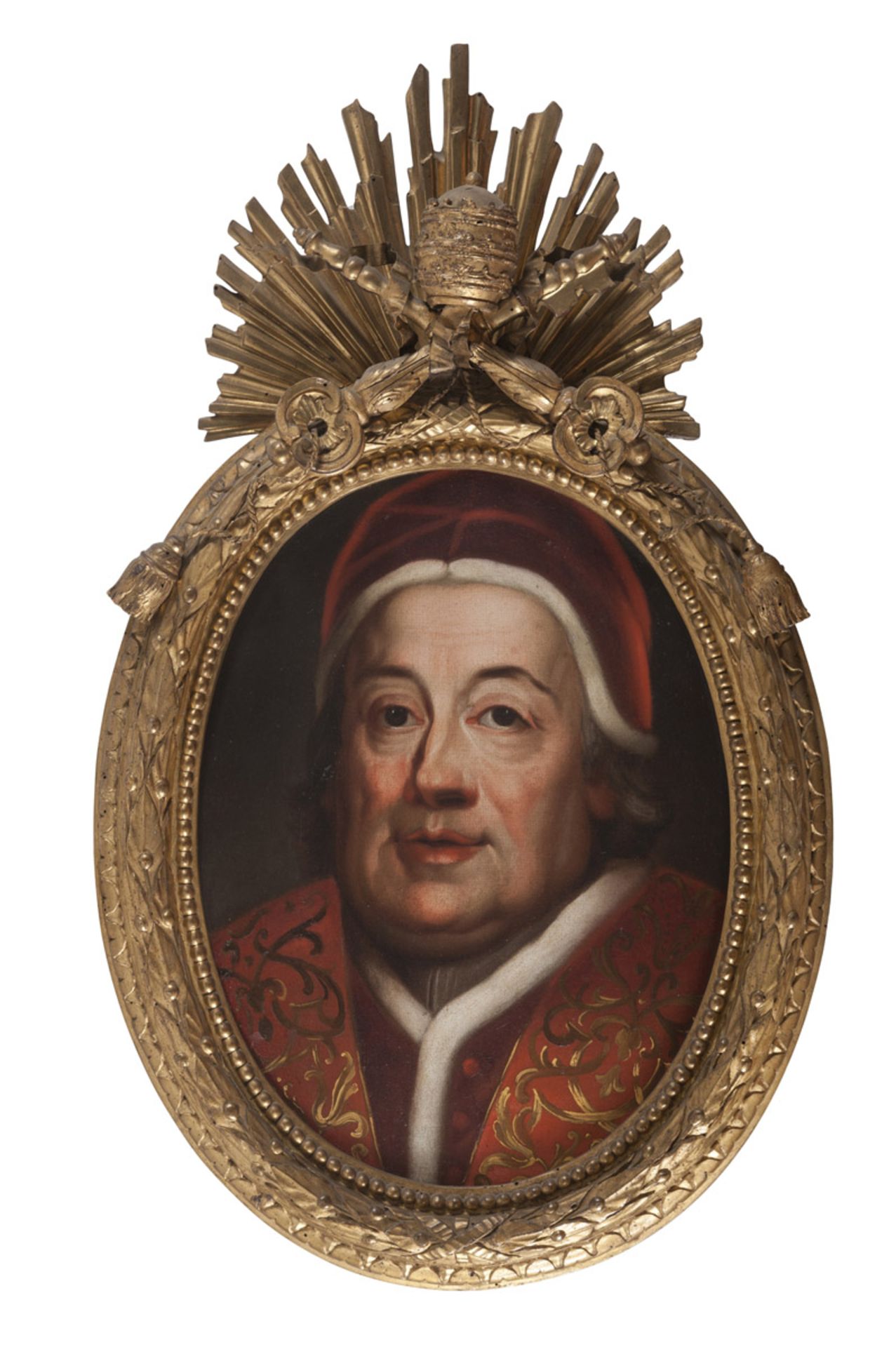 ROMAN PAINTER, SECOND HALF OF THE18TH CENTURY PIOUS YOU CLEMENT XIV CLEMENT XIII Three of - Image 2 of 3