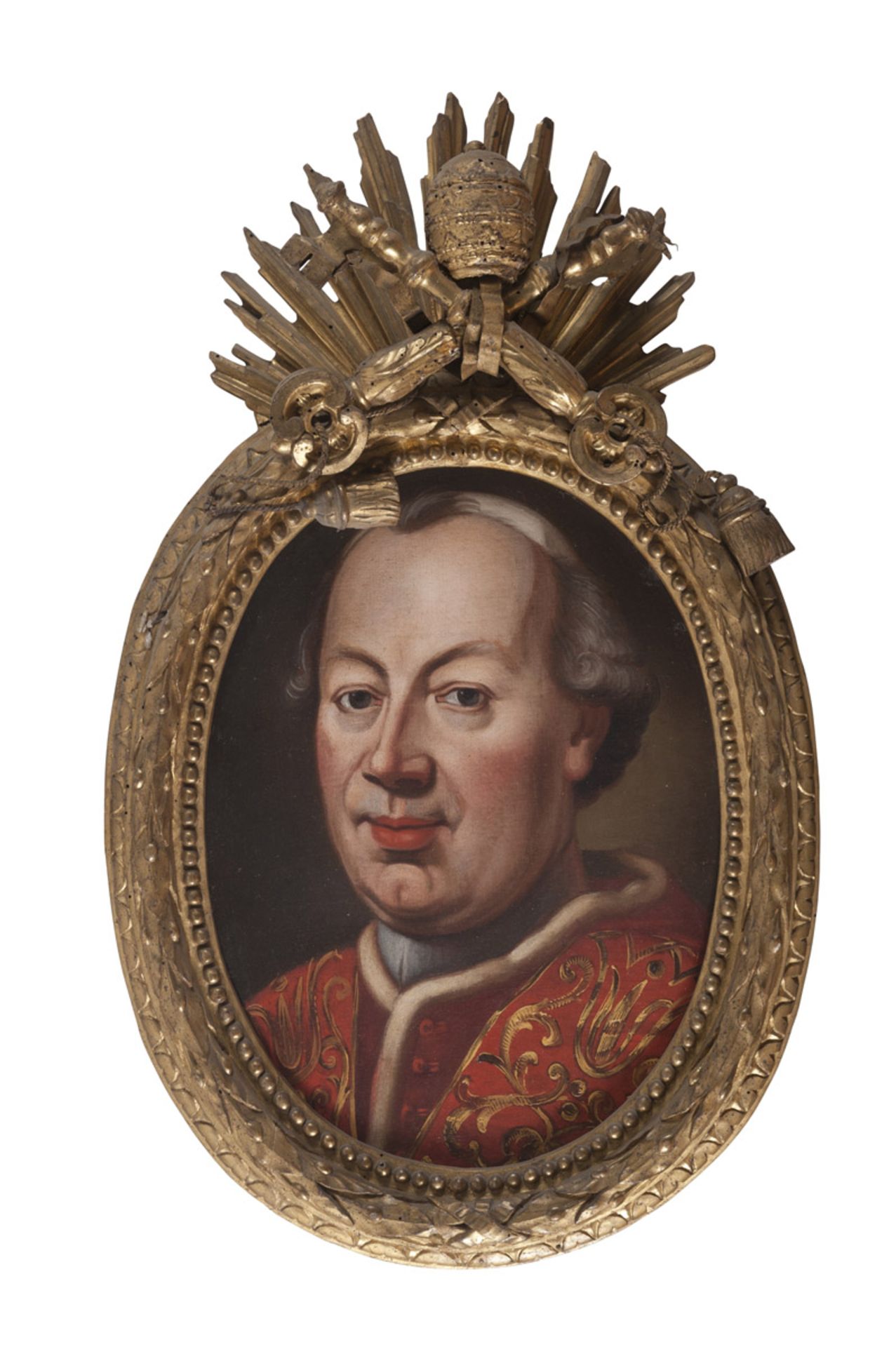 ROMAN PAINTER, SECOND HALF OF THE18TH CENTURY PIOUS YOU CLEMENT XIV CLEMENT XIII Three of - Image 3 of 3