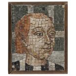 EDITA BROGLIO (Smiltene, Russia 1886 - Roma 1977) Volto di donna, anni '50 Mosaico, cm. 26,5 x 21